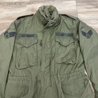 Vtg Usaf Air Force M65 Cold Weather Field Coat Jacket Vietnam Og-107 Olive Green
