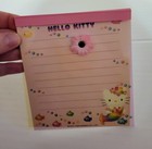 Rare Hello Kitty Rainbow Mermaid Notepad Sanrio Vintage 2000 Bought In Japan