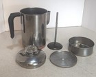 Vintage Revere Ware Copper Clad Stainless Steel Coffee Pot Complete 2363973