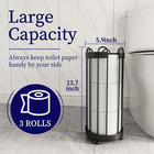 Toilet Paper Holder Stand  Freestanding Toilet Tissue Organizer