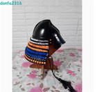 Japanese Samurai 1 1 Wearable Armor Helmet Warrior Hats Halloween Cosplay Props