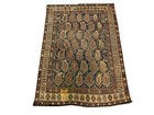 3x5  Blue Antique Perssiaan Small Rug Irran 1940 s Pix-21692