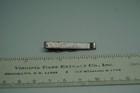 Vintage Silver Tone Textured Tie Clip Bar 4 5cm Men s Fashion Accessory
