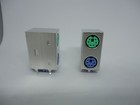 2pack Purple Green Ps2 Ps 2 Keyboard Mouse Port Board Jack Plug Connector Pcb Pc