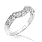 Women s  925 Sterling Silver Wedding Engagement Ring Band Size 5 6 7 8 9 10