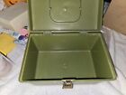 Vintage Sewing Notions Box Wil-hold Wilson Corp Plastic Green Usa Mid Century