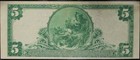 1902 55vf Fr  598 National Note 5  Note  Sn A299447  Mellon Signature