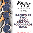 Whole Poppy Seeds Bulk Culinary For Baking Or Cake Dessing  Semilla De Amapola