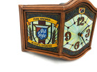 Vintage Heileman Old Style Beer Wall Mount Lighted Clock Sign New Bulbs - Works