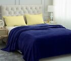 Microfiber Fleece Flannel Blanket Luxury Fuzzy Soft Throw Queen King Bed Blanket
