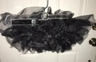 Girls Princess Bando Style Black Tutu Child One Size Dance Costume Dress Up Nwt
