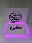 White Cookies Glow Tray Led Rolling Tray Light Up Rolling Tray 11x7