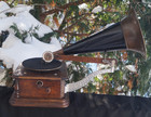 Antique C 1905 Columbia The Disc Graphophone Phonograph - Works - Beauty
