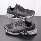 Reebok Flashfilm Trainers Men   s Size 8 Black Camo Sole Low Top Lace-up