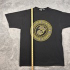 Vintage M j  Soffe United States Marine Corps Usmc Black Graphic T-shirt Size L