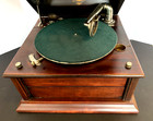 Antique Columbia Grafonola Type C-2 Phonograph W Mahogany Case  as Is 