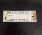 Vintage Sample Matchbook Cover - Flintwist Rugby Sweaters