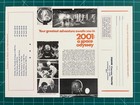 1968 Original 2001 A Space Odyssey Vintage Cinerama Movie Ticket Stanley Kubrick