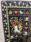 Handmade Quilted Christmas Figure Skating Snowmen Throw Blanket  48 5  X 36 