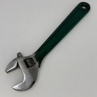 Diamond 12  Adjustable Wrench Green Cushion Handle Usa