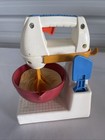 Vintage 1987 Fisher Price Fun With Food Mixing Center Mixing Bowl Playset Mixer 