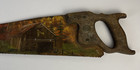 Hand Painted Vtg Hand Saw 26    Warranted Superior By Artist Jan Mirra Nelson