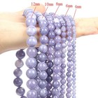 Natural Gemstone Round Spacer Loose Beads Jewelry Making 4mm 6mm 8mm 10mm 12mm  