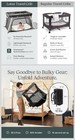 Guava Family Lotus Travel Crib Includes Lightweight Backpack Design 