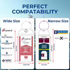 Royal Caribbean Luggage Tag Holders     8 Pack Zip Seal Clear Cruise Holders
