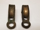 Vintage Set Of Brass Pulleys