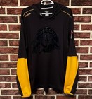 New   Reebok Hamilton Tiger-cats Official Cfl Sideline Hoodie Xl Jersey Jacket