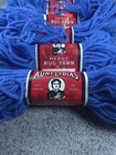 Vintage Aunt Lydia s Heavy Rug Yarn Blue Lot 5 Skeins 70 Yards Crochet Knitting