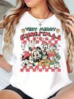 Disney Cute Christmas Mickey Mouse T-shirt Unisex 12