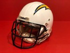 San Diego Chargers  83 Vincent Jackson Wr 2010 Game Used Helmet W mouth Guardrip
