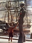 Vintage Navy Heritage Recruiting Poster  Created By Louis James Nolan Jr 