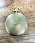 Pristine Vintage Swiss Made Kaltron Gold Plated 17j Full Hunter Pocket Watch