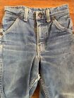 Vintage Wrangler Denim Jeans  Sanforized Blue Bell Kids Size 8 Slim 50s 60s