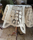 Antique Lace - Small Tablecloth  Bobbin Lace - Handmade - Early 20th Century