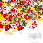 600 Pieces Christmas Theme Foam Stickers Assorted Shapes Christmas Styles Diy