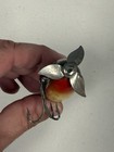 Vintage Pflueger Scoop Minnow Wooden Fishing Lure Natural Perch