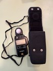 Minolta Vf  V F Light Meter W  Pouch  Strap    Flat Diffuser  - Tested - 1 Owner
