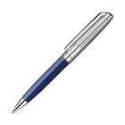 Caran D   ache Leman Ballpoint Pen In Cosmic Blue - New In Original Box