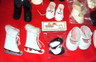 Vintage Lot Of 17 Pair-doll Shoes-various Sizes-all Matched Pairs  7 Pair Socks