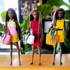 Mini Purse Fashion Doll 1 6 Scale Leather Handbag With Scarf Lock Bag Handmade