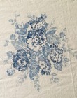 Ralph Lauren Catalina Island Blue White Floral King Pillow Sham New Vintage Nos