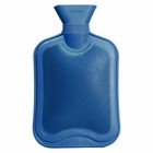 2000ml Hot Water Bottle Thick Rubber Bag Warmer Heat  1 Pack  Blue Color - New