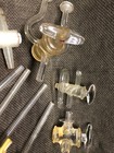 Lot Glass Valves Link   Adapters  Lab Links Joint Adapter