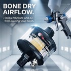 Air Compressor Water Oil Separator 1 4  Npt Inline Filter Dryer Moisture Trap