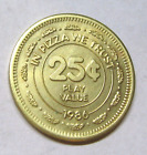 1986 Smile America Says Chuck E  Cheese 25   Coin Rare Vintage Arcade Game Token