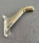 Vintage Brass Tone Metal Coat Hook Towel Hook 3 5  Tall No Screws Reclaimed
